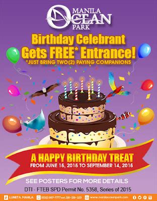 manila ocean park birthday promo